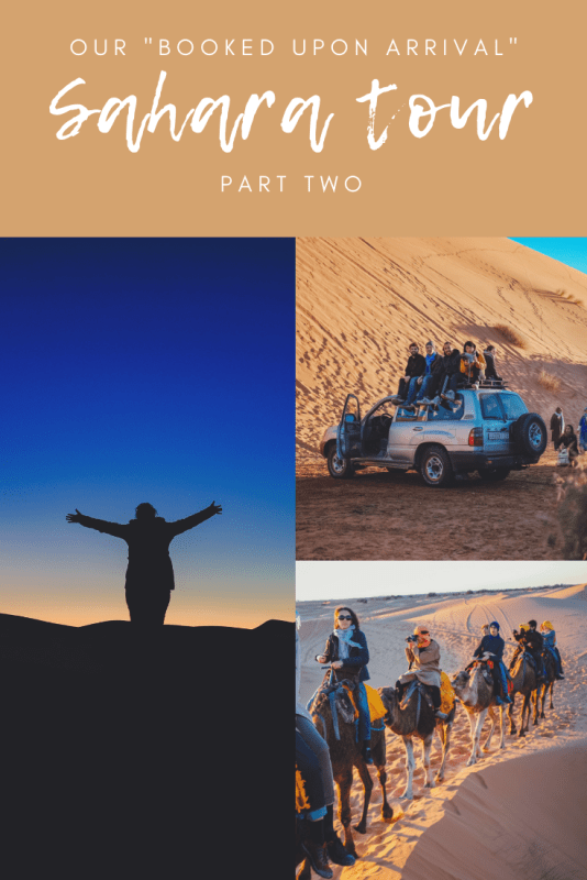 Booking a Sahara tour upon arrival in Morocco