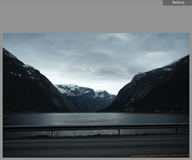 Before and After Photo Editing