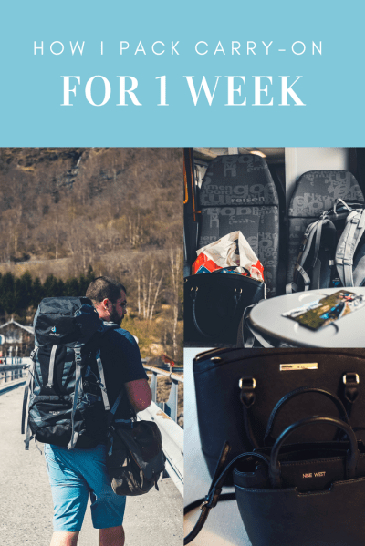 How I Pack Carry-on for 1 Week